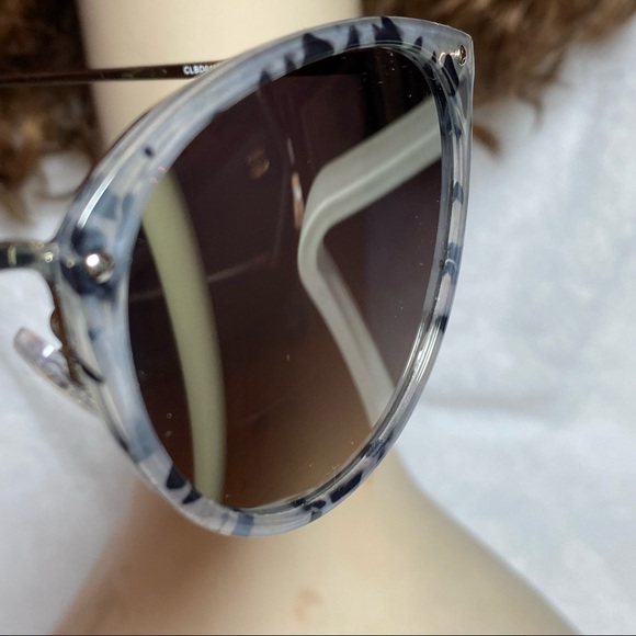 LAUNDRY BY DESIGN Sunglasses NWT women’s  MIRRORED SILVER TONE METAL - Picture 9 of 16